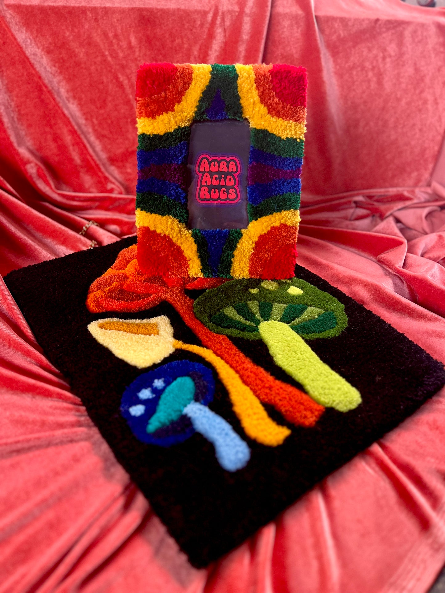 Rainbow Fuzz Frame