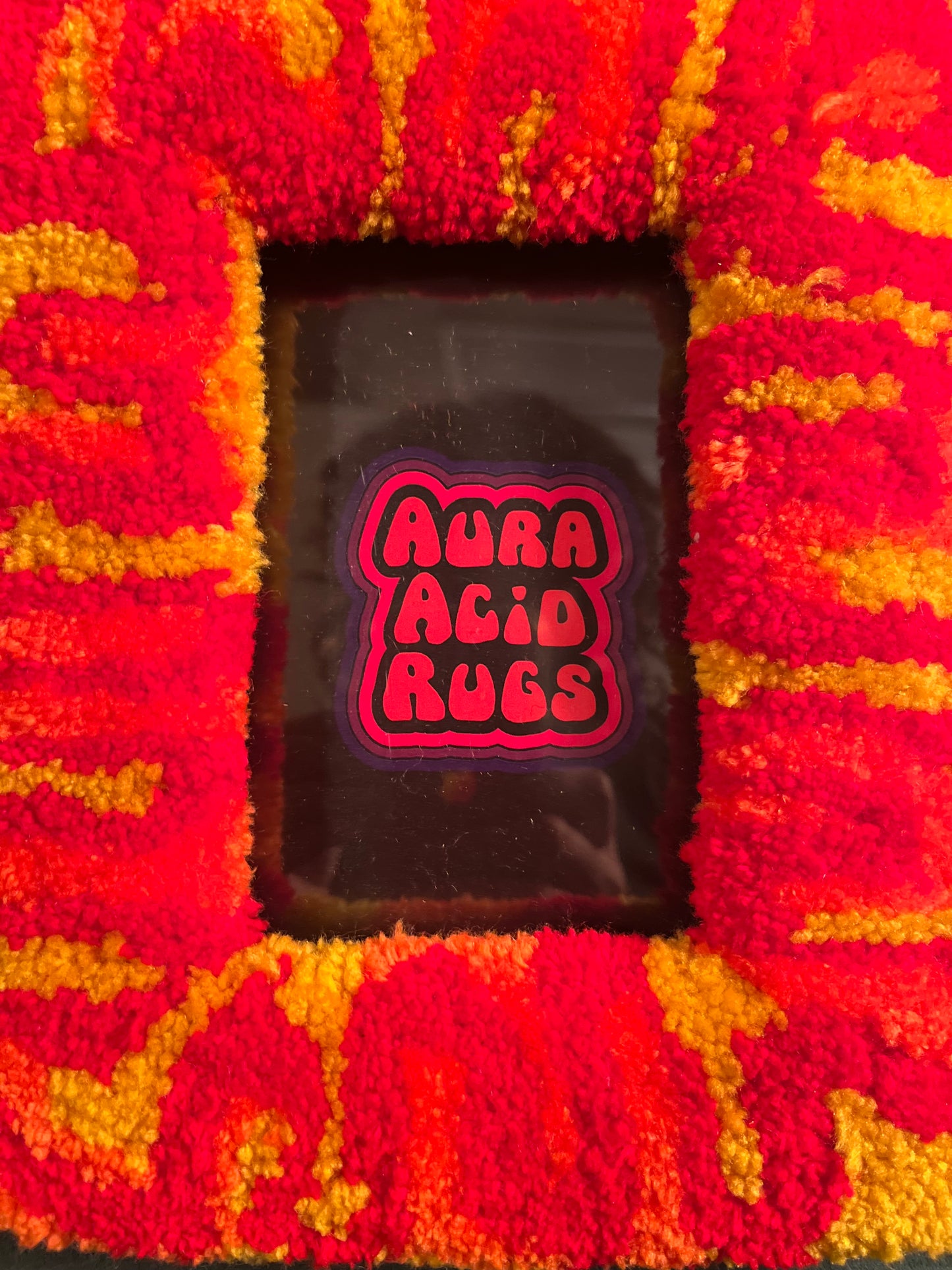 Red/Sunflower/Orange Fuzz Frame