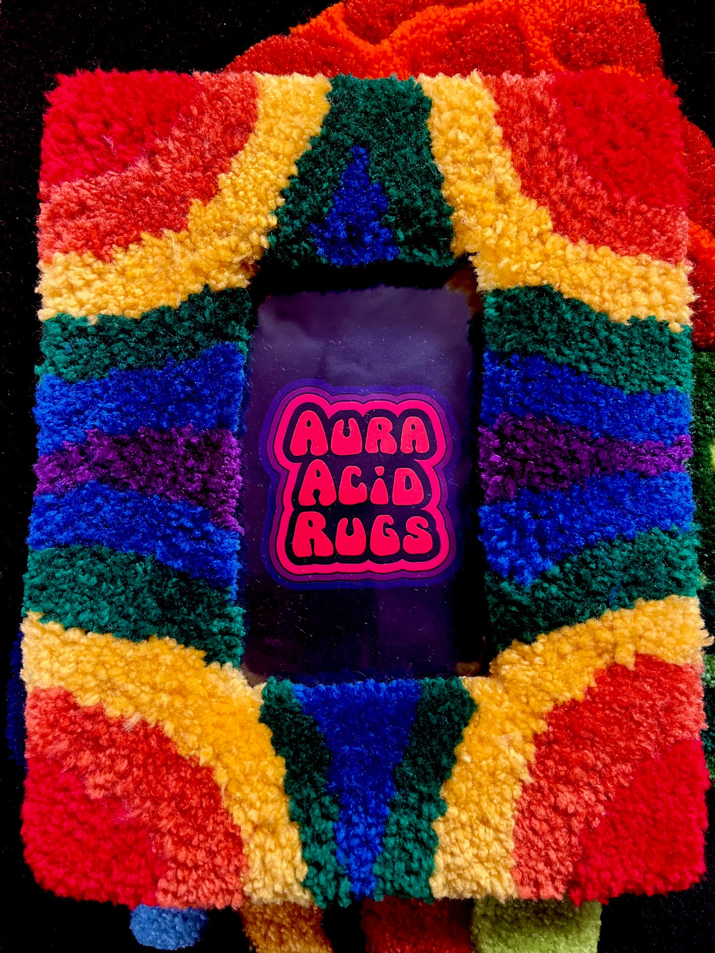 Rainbow Fuzz Frame