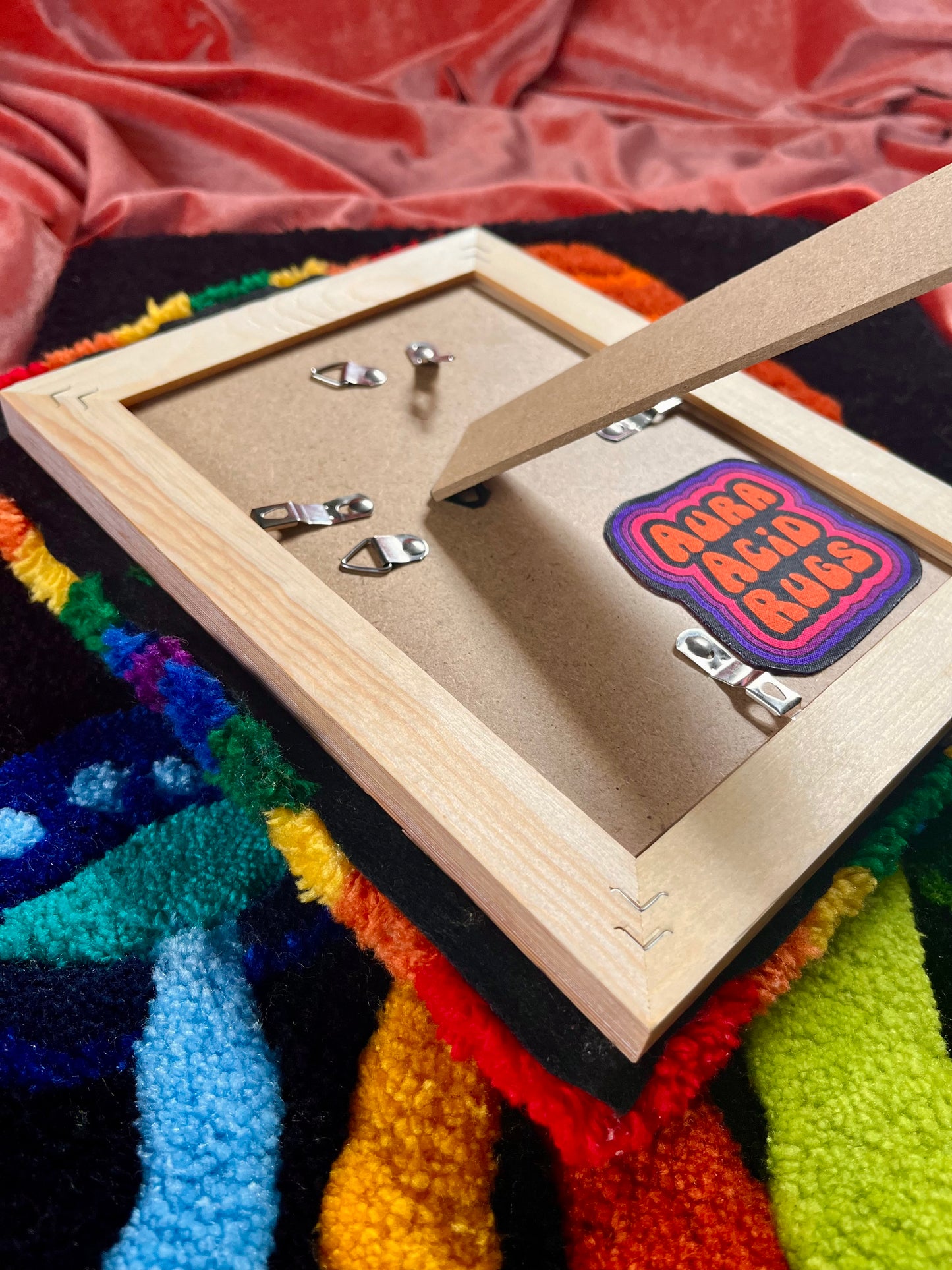 Rainbow Fuzz Frame