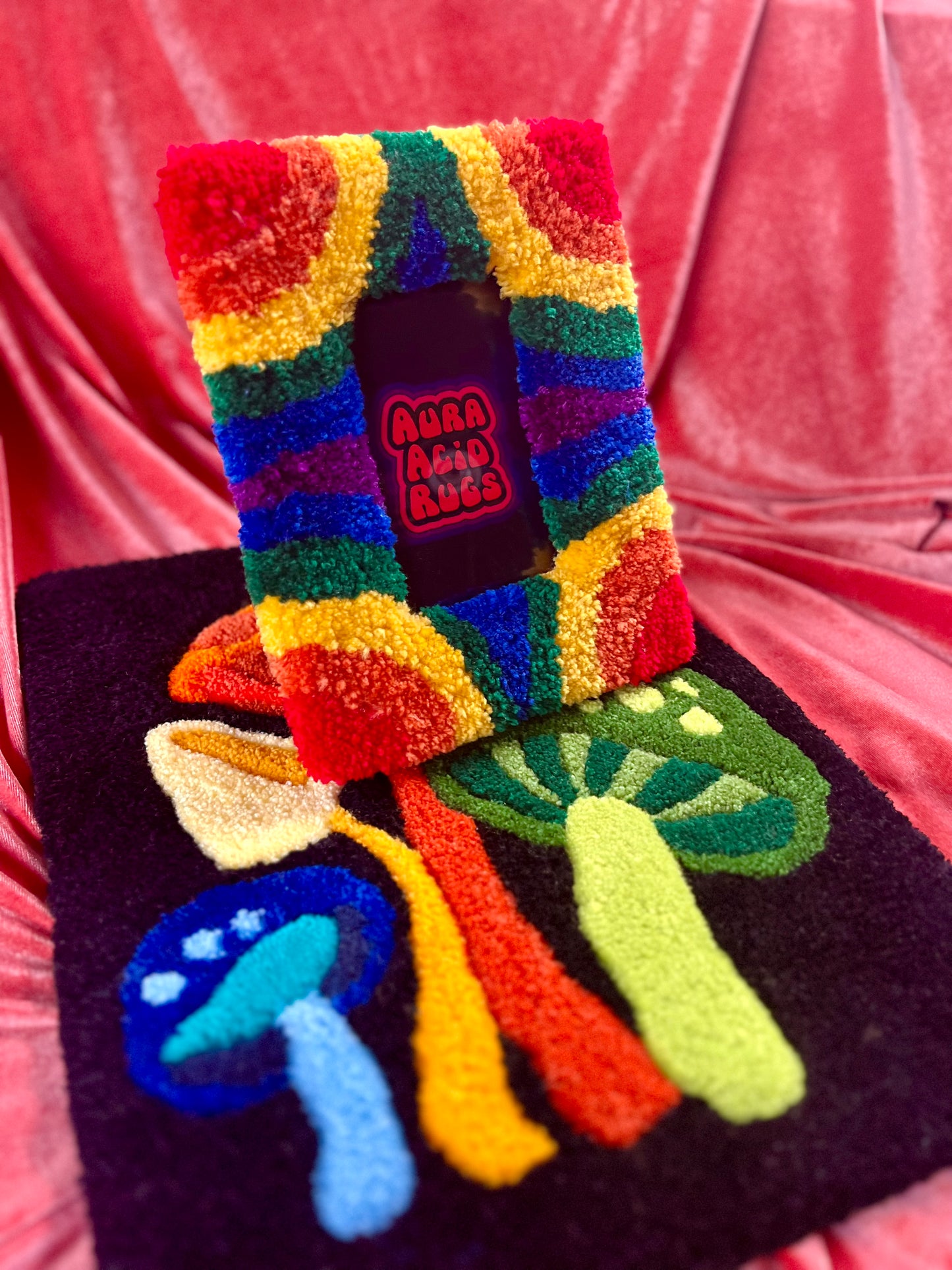 Rainbow Fuzz Frame