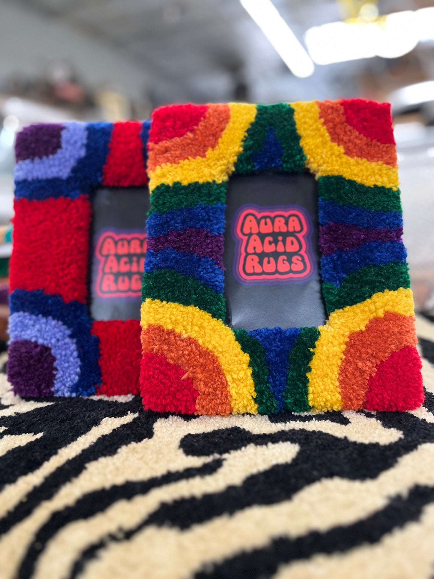 Rainbow Fuzz Frame
