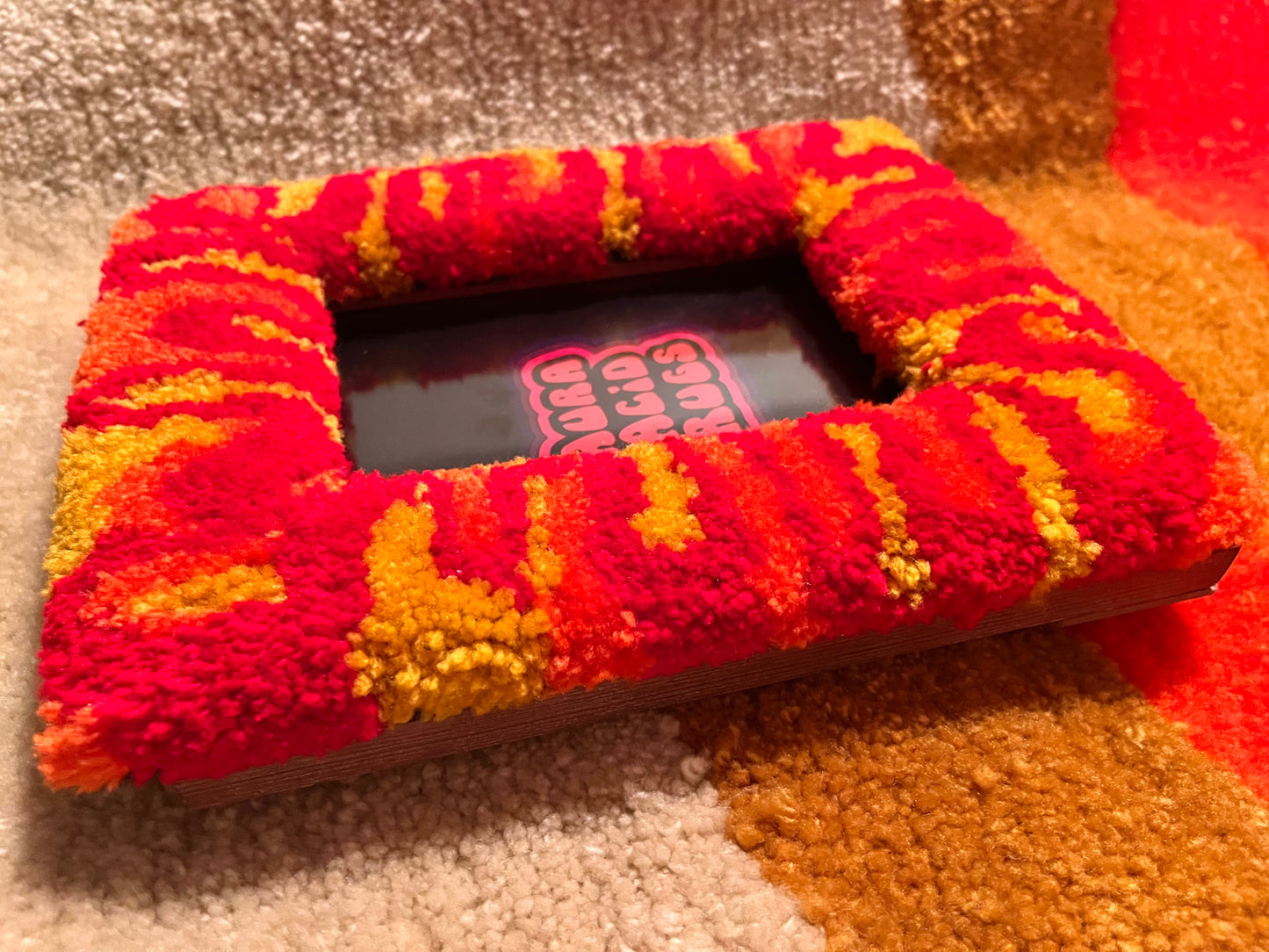 Red/Sunflower/Orange Fuzz Frame
