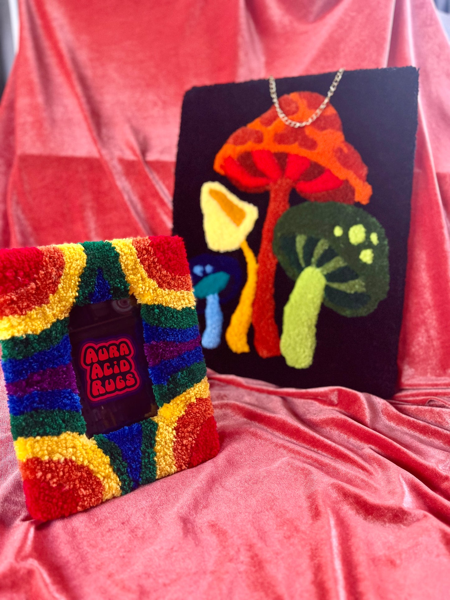 Rainbow Fuzz Frame