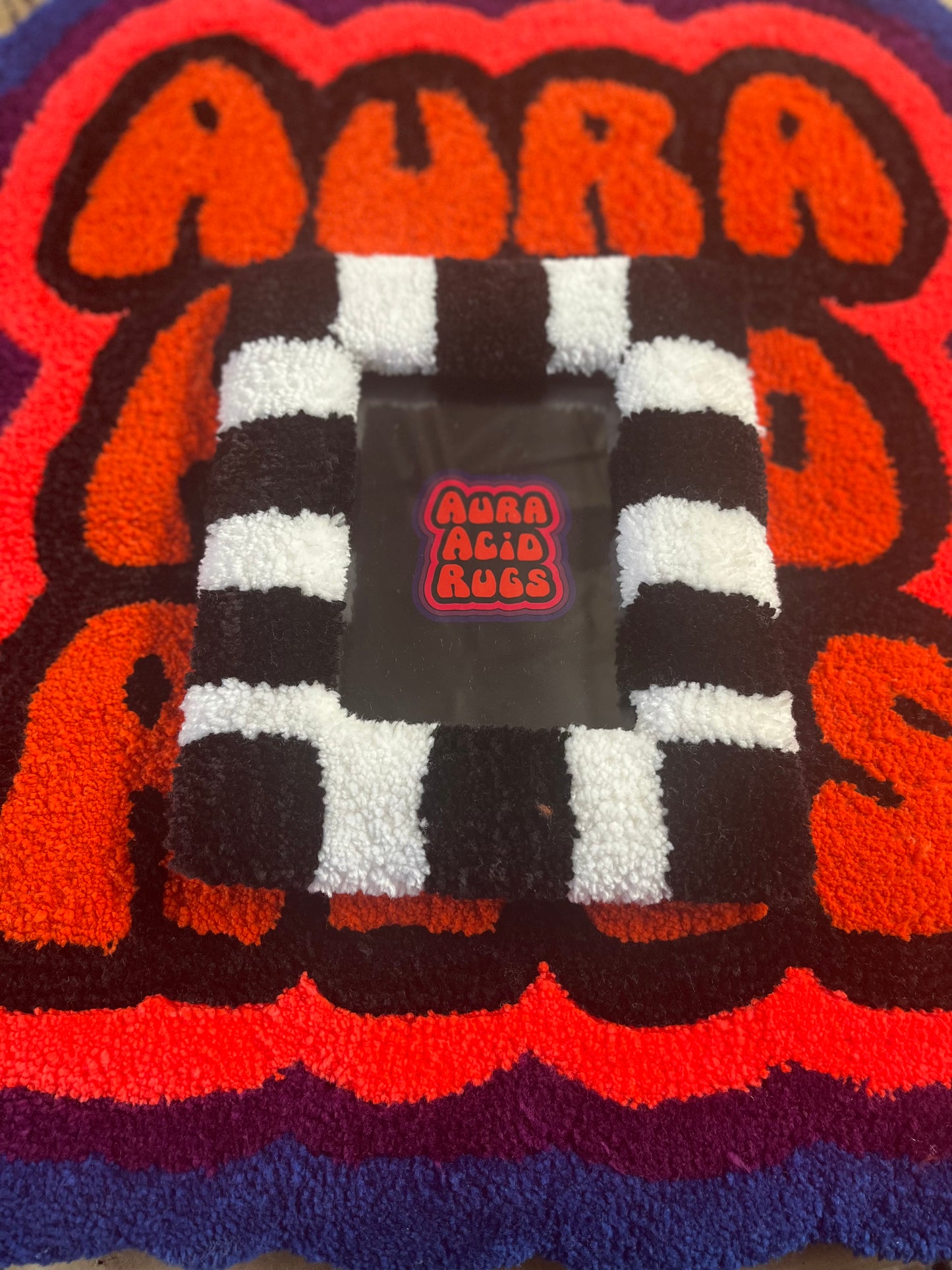 Black & White Fuzz Frame