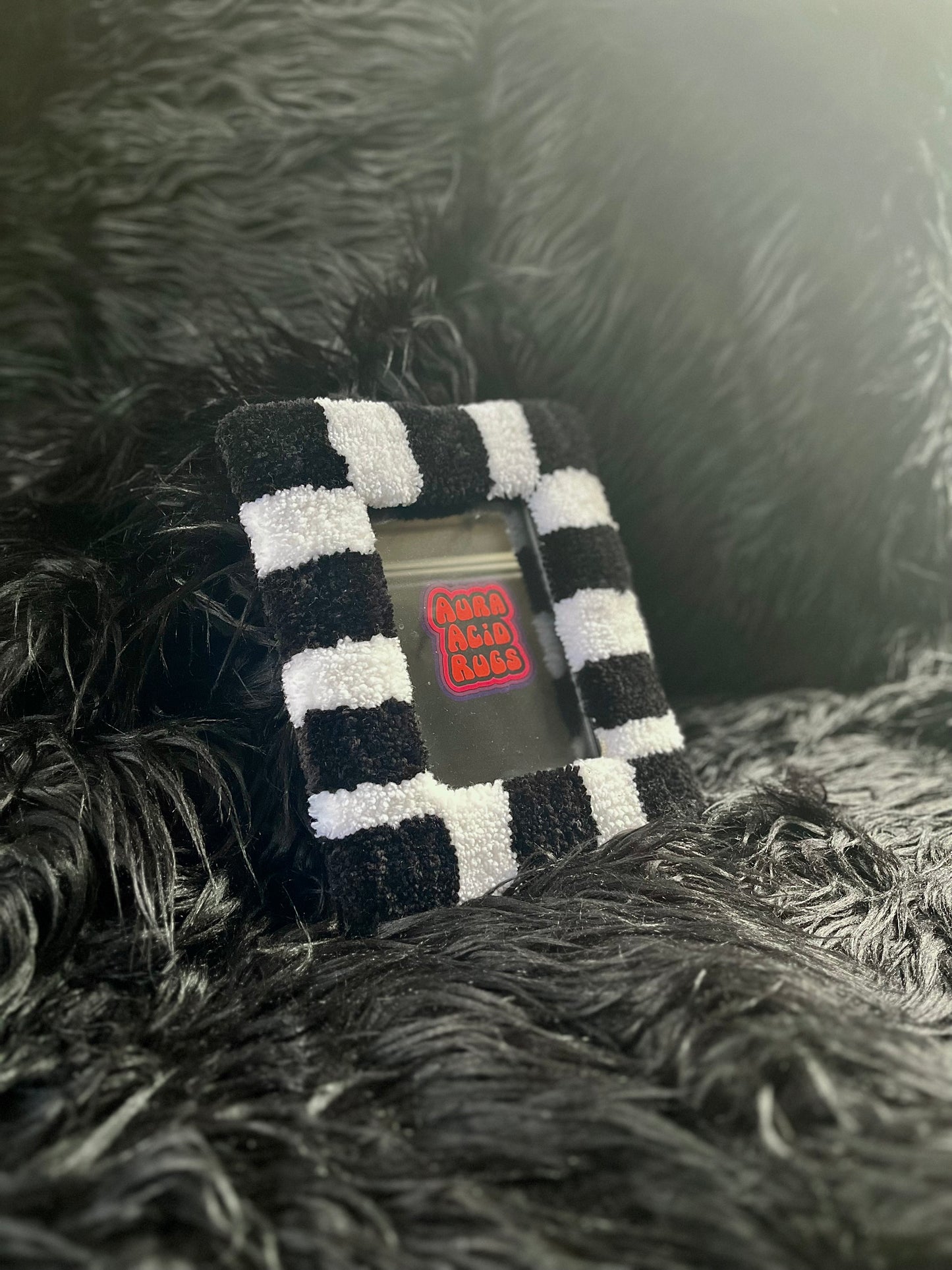 Black & White Fuzz Frame
