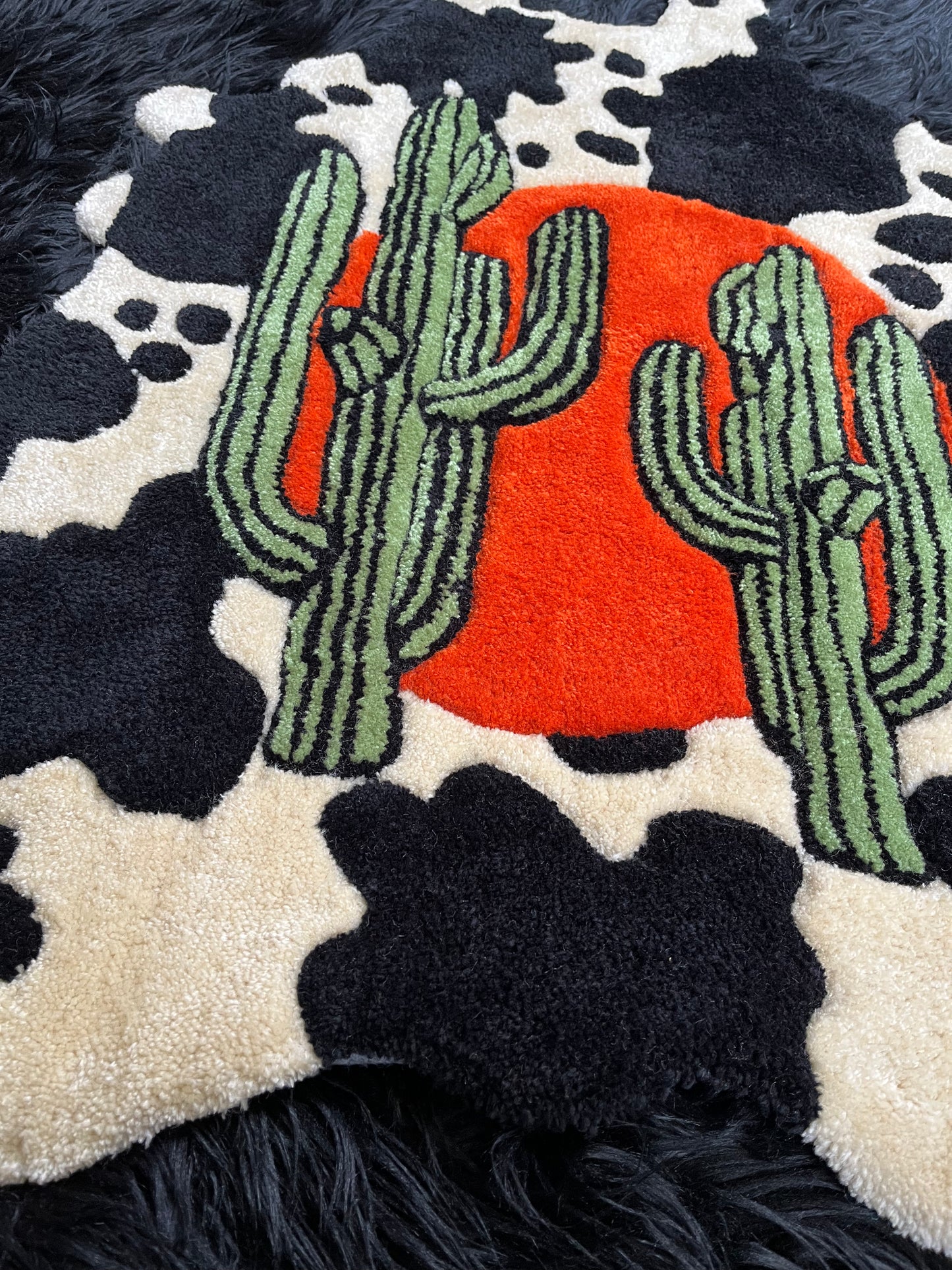 “Lugo’s Ranch” Cowhide Rug