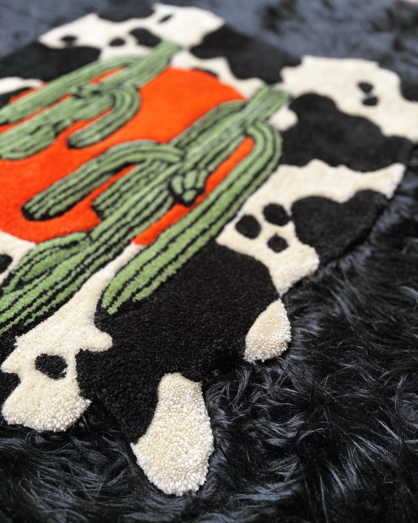 “Lugo’s Ranch” Cowhide Rug